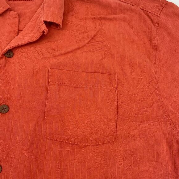 Tommy Bahama Rust Vintage Button and Shirt - Picture 3 of 7